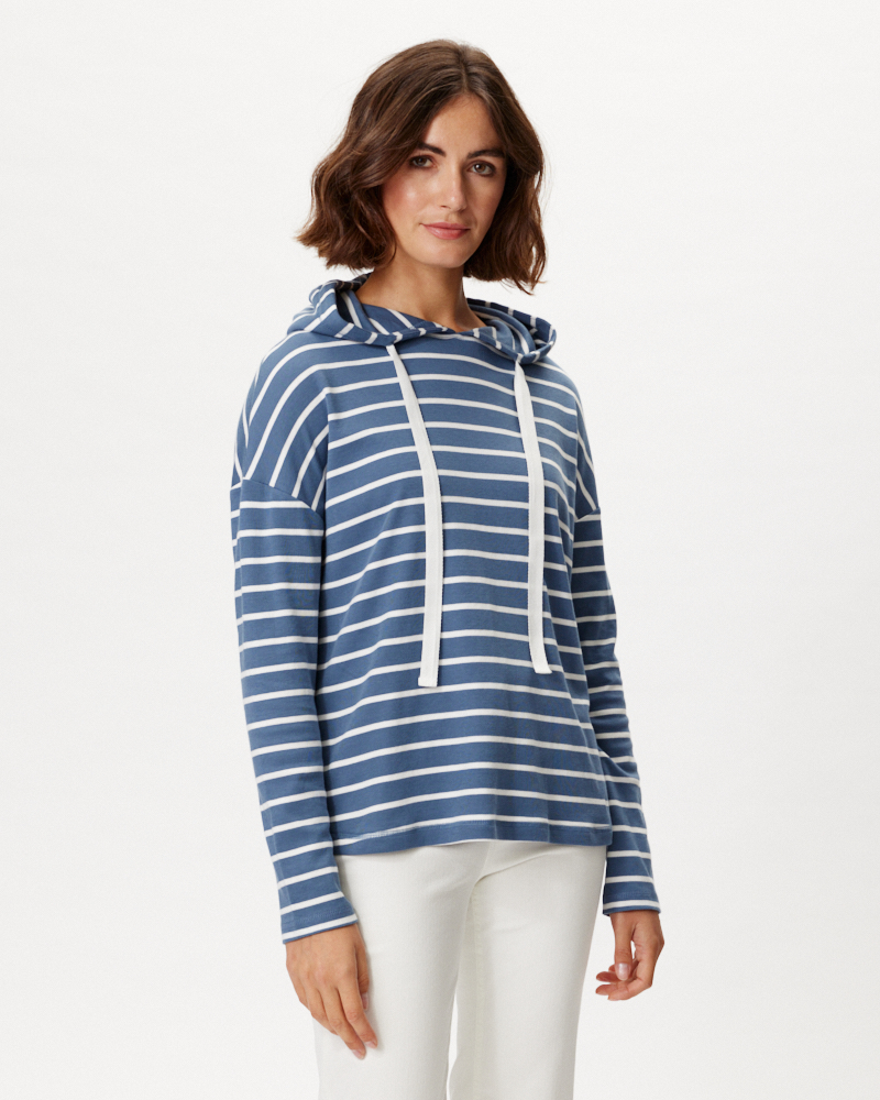 RINGEL-HOODIE AUS BAUMWOLLE