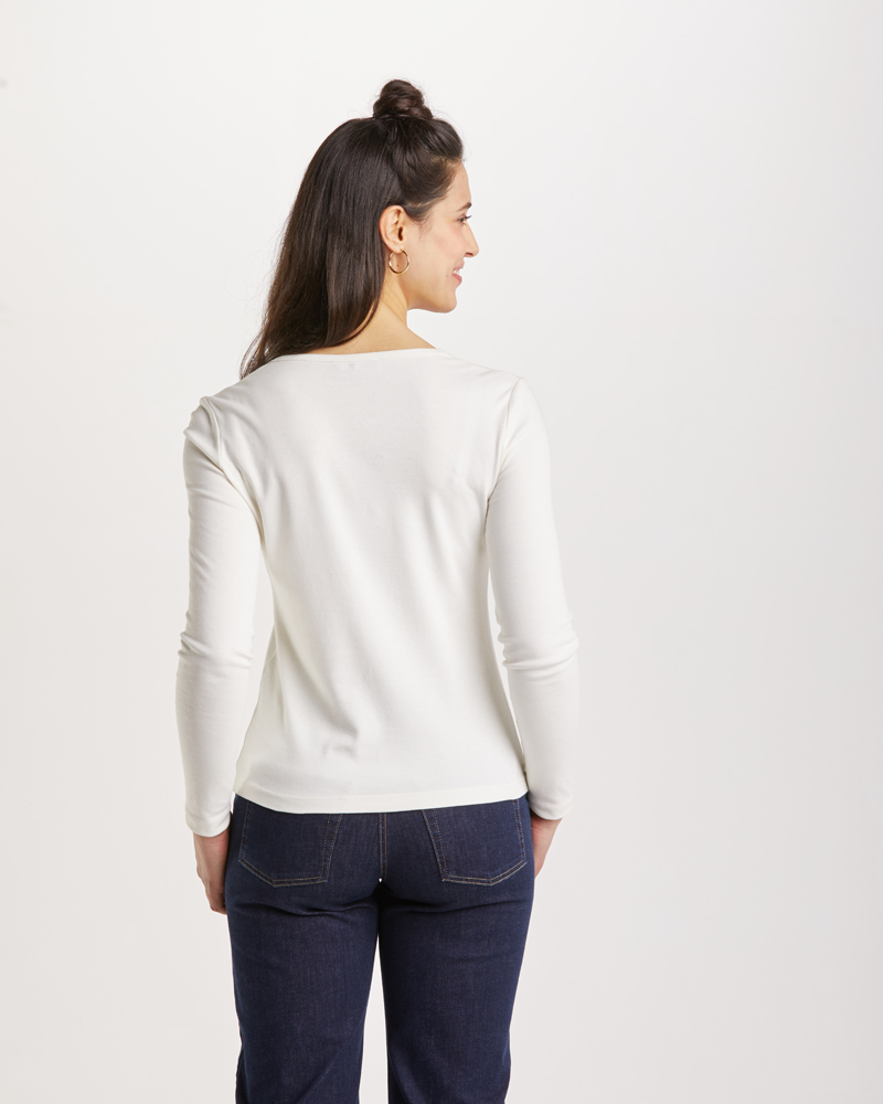 Langarmshirt_ecru_421034_Billie_411149_hinten BASIC-LANGARMSHIRT VON SUNA