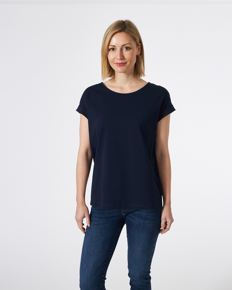 BASIC-SHIRT MIT RUNDHALS BASIC-SHIRT MIT RUNDHALS
