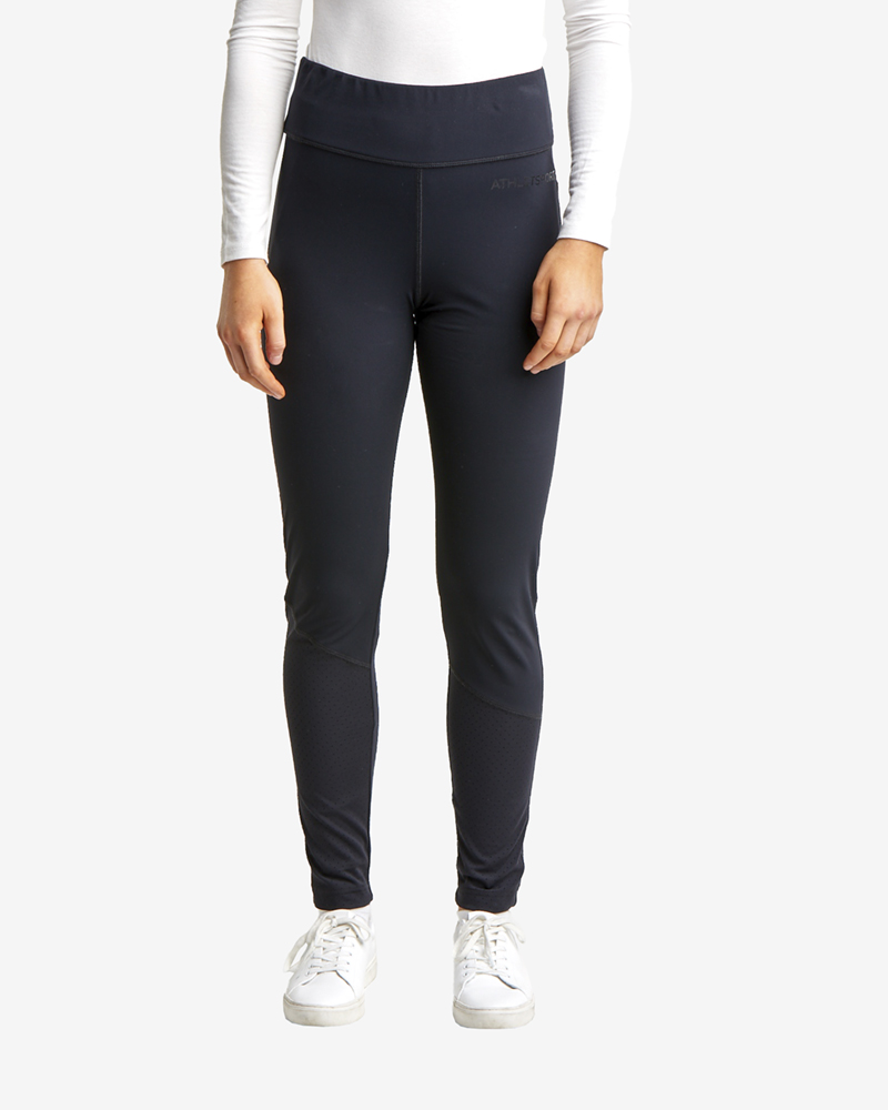 Legging_schwarz_421040_Ohio_vorn SPORT-LEGGING MIT MESHEINSATZ