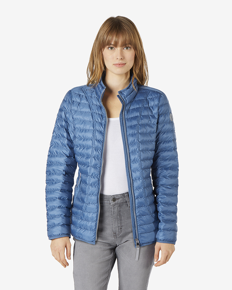 Steppjacke_blau_offen_411004_Gabina_Variante STEPPJACKE MIT SOLARBALL-FÜLLUNG